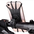 thumbnail image 3 of Bike Phone Holder, Universal Motorcycle Phone Holder Adjustable 360° Rotation Anti-Vibration Silicone Compatible with iPhone 15/14 Pro Max, Galaxy and Other 4.7-6.8" Devices, 3 of 5
