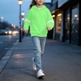 thumbnail image 6 of mgoYE Girls Fashion Hoodies Kids Cute Striped Long Sleeve Tops Hooded Sweatshirts, 6 of 7