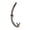 Titanium Gray, variant on BEUCHAT Spy Original Yellow Curved Tube Snorkel with Silicon Mouthpiece (152183)