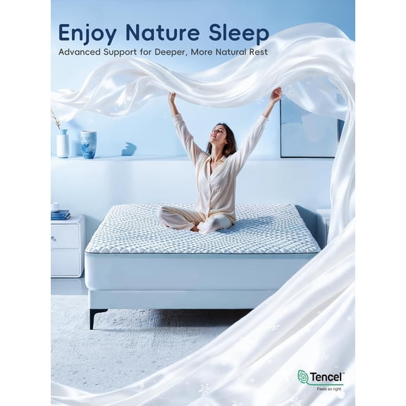 3 Inch Memory Foam Mattress Topper Twin,Dual Layer Gel Memory Foam & Pillow Top Twin Mattress for Pressure Relief and Medium Firm Support,CertiPur-US Certified