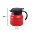 thumbnail image 4 of Tetera guisada Hervidor térmico de acero inoxidable 316 para oficina en casa (1000ml rojo), 4 of 7