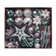 thumbnail image 1 of Juego de adornos para árbol de Navidad de 58 piezas Colgante de estrella de bola de Navidad inastillable colorido MFZFUKR CPB-SSW227-3, 1 of 5