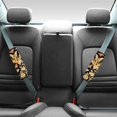 thumbnail image 2 of Chririnla Floral Butterfly Print Car Seat Belt Pads Comfortable Seat Belt Shoulder Pad Skin-Friendly Breathable Compatible with Sedan Auto, 2 of 8