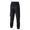 thumbnail image 5 of Men's Casual Cargo Joggers Pants Stretch Elastic Waist Drawstring Tapered Work Pants with Multi Pockets, 5 of 6
