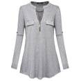 thumbnail image 2 of Uniexcosm Womens Casual Tops Long Sleeve Pullover Sweatshirts for Female, 2 of 10