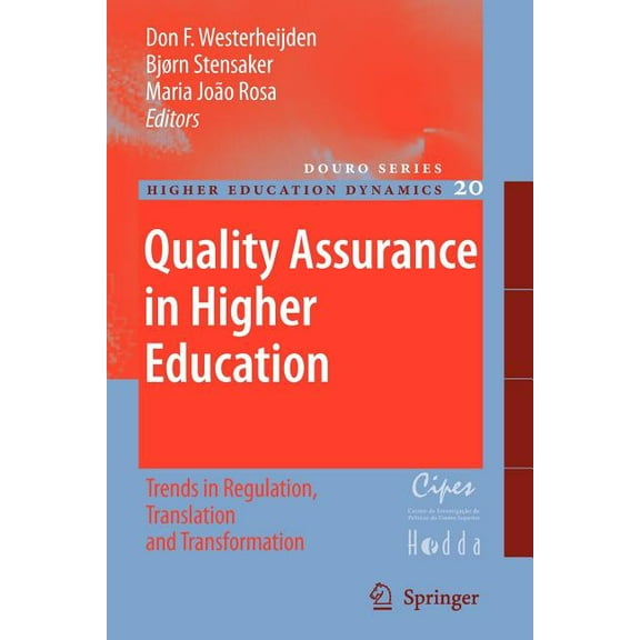Higher Education Dynamics Quality Assurance in Higher Education: Trends in Regulation, Translation and Transformation, Book 20, (Paperback)