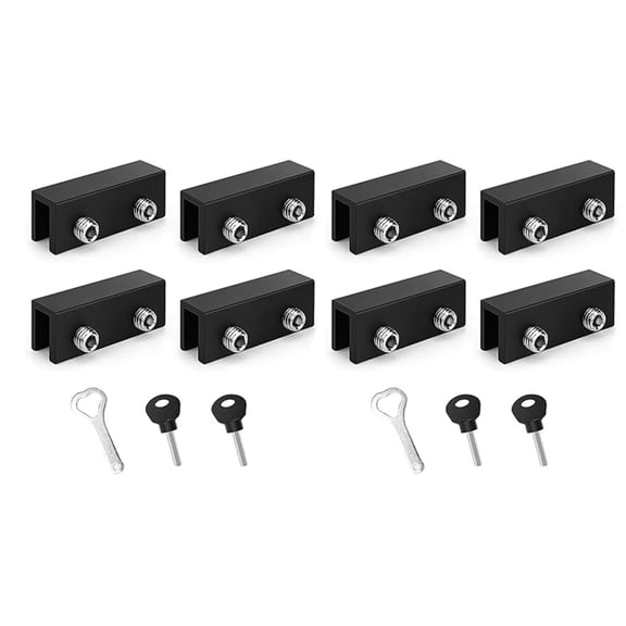 Window Locks,8 PCS Sliding Adjustable Window Locks Perfect for Vertical and Sliding Doors Garage Door