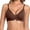Coffee, variant on Seamless Backless Push Up Bra Wireless Lace Lift Adjustable Straps Front Closure Daily Wear Maternity Bra Padded Keyhole Sports Bra Compression Sports Bra Sports Bras Pack Wire Push up Bra