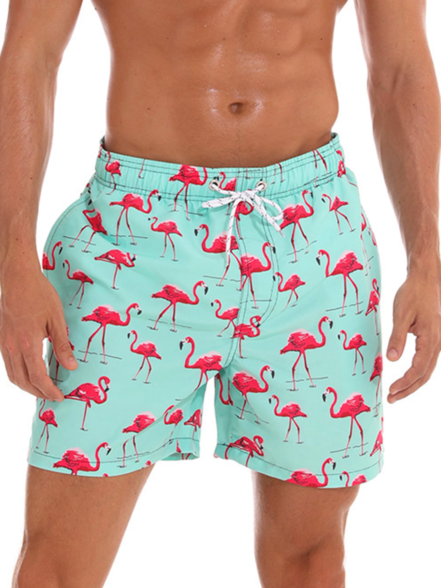 Swim Trunks Hello Kitty Quick Dry Beach Board Shorts Bathing Suit with Side Pockets for Teen Boys