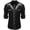 Black & White (pattern 4), variant on Cowboy Shirts for Men Long Sleeve Western Shirt Embroidered Button Up Shirts