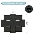 thumbnail image 2 of Hello Laura Family 8-Opening 4 x 6 Photo Frames, 8-Count Black Picture Frames, 2 of 7