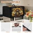 thumbnail image 7 of Whosucclay Bee Sunflower Print Dust Cover for Microwave Oven, Stain Resistant Easy to Clean Microwave Oven Cloth Cover with Handle, for Home Kitchen Decor-L, 7 of 7