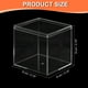 thumbnail image 2 of Caja de Acrílico Uxcell con Tapa, Cajas de Exhibición de Acrílico Transparentes, Contenedores Cuadrados de Plástico, Organizador de Almacenamiento 3.15"x3.15"x3.15", 2 of 7