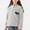 Gray, variant on ATOGUTA Girls Long Sleeve Tops Size 5T-15 Boys Fleece Crew Neck School Sports Tees Cute Casual Pullovers Tops Navy