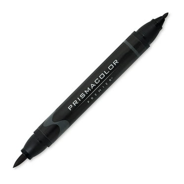 Prismacolor Premier Double-Ended Art Marker, Brush-Fine, Neutral Gray 0.8