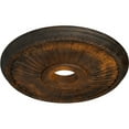 thumbnail image 3 of Ekena Millwork 20 1/8"OD x 3 7/8"ID x 1 7/8"P Berkshire Ceiling Medallion (Fits Canopies up to 6 3/8"), Hand-Painted Rust, 3 of 7
