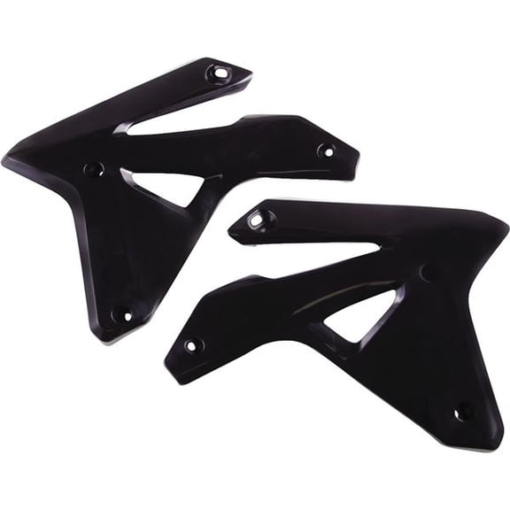 Acerbis Black Plastic Radiator Shrouds/Scoops (2081900001)