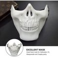 thumbnail image 3 of Máscaras de Halloween Máscaras de Calavera Máscaras de Media Cara Esqueleto Máscara de Guerrero Calavera Esqueleto Fantasma Malvado para Fiesta de Disfraces de Cosplay, 3 of 5