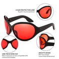 thumbnail image 4 of Gafas de Sol Clásicas Ovaladas Envoltantes FEISEDY B2391 para Mujer, 4 of 8