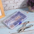 thumbnail image 6 of 120 Set Snap Fastener Kit Leather 6 Color Metal Studs Installation Tools, 6 of 8