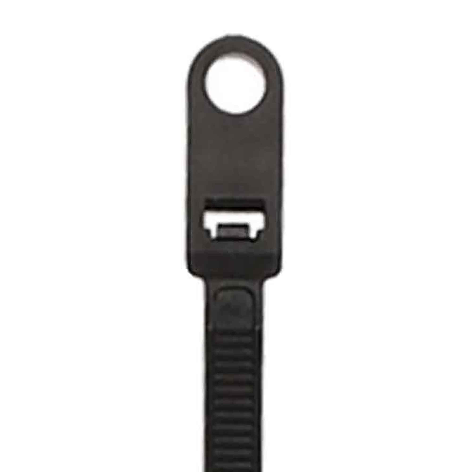 Install Bay Zip Ties with Mounting-Hole Screw-Down Head, 100 Count (11 In.), BMCT11PT