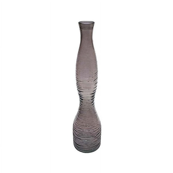 S/2 Akule 20In Smoke Glass Vases