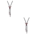 thumbnail image 2 of Corbatas Doradas Minnieouse Ajustables con Luz de Vaquero Americano Metal Rojo 2Conjunto, 2 of 6