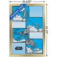 thumbnail image 3 of Star Wars: The Empire Strikes Back - Comic Panels Wall Poster, 14.725" x 22.375", Framed, 3 of 3