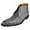 Gray, variant on LIBERTYZENO Mens Genuine Leather Animal Print Ankle Boots, Brown