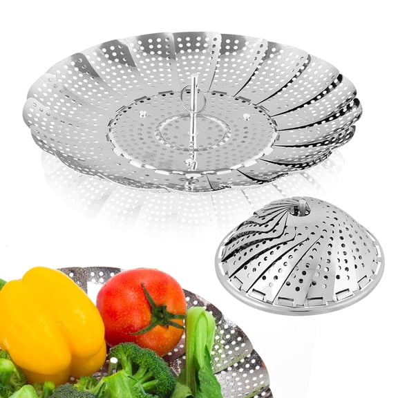 Vegetable Steamer Basket,Stainless Steel Veggie Steamer Basket for Cooking