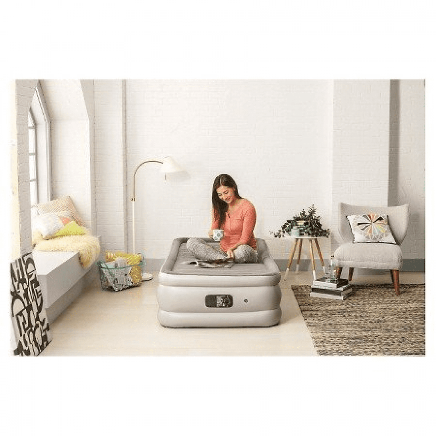 Embark Double High Twin Air Mattress With Built In Pump Com
