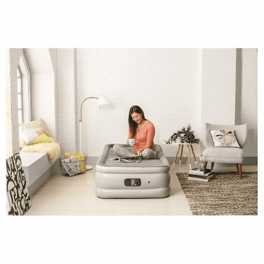 Embark Double High Twin Air Mattress with BuiltIn Pump