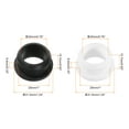 thumbnail image 2 of 4 Set Snap Rubber Grommet Hole Plug Mount Dia 25mm ID 20mm Seal Anti-Scratch for Electrical Box Black, White, 2 of 5