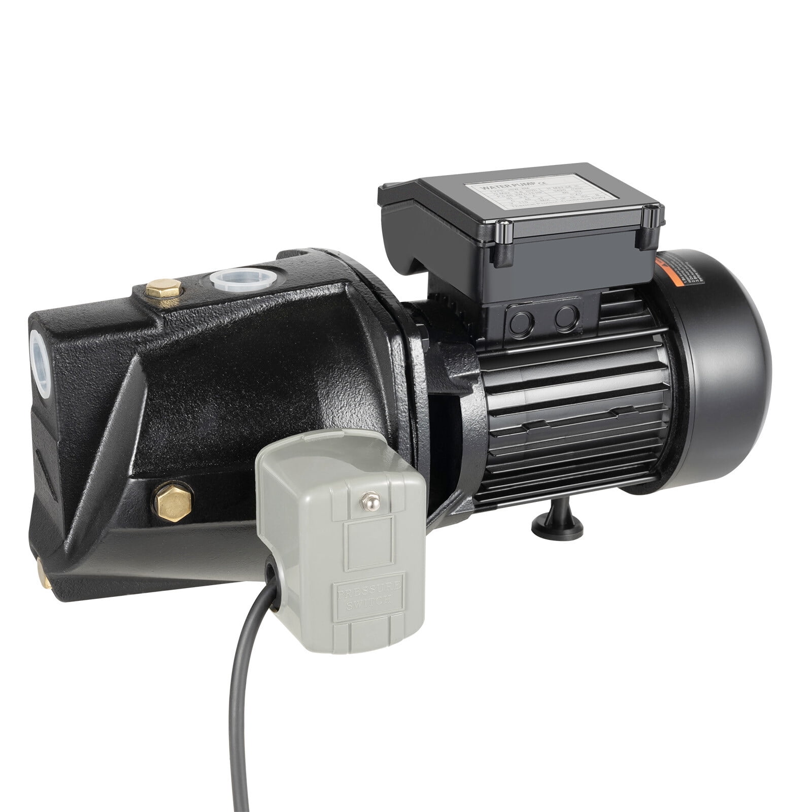ToppiJoy 110V 0.75HP Water Pump, Self-Priming with Pressure Switch Shallow Water Pump