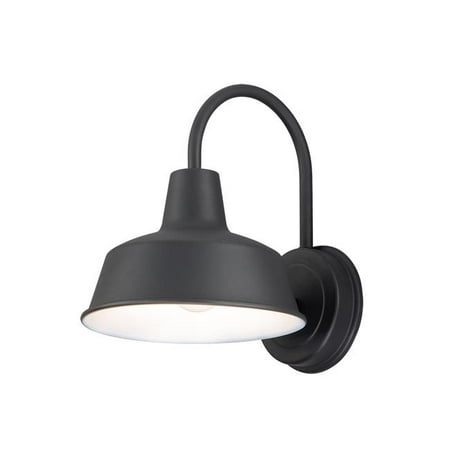

10.75 in. Pier M 1-Light Outdoor Wall Sconce Black