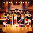 thumbnail image 5 of 3FT 91.5cm 2026 Light Up Numbers, Pre-Cut Marquee Numbers Graduation Decorations 2026, Illuminated Foam Marquee Numbers for Grad Party Decor,huge graduation decorations 2026, 5 of 9