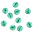 thumbnail image 2 of Wrapables® Mini Honeycomb Ball Party Decorations for Weddings, Birthday Parties, Baby Showers and Nursery Decor (Set of 20), 1", Tiffany Blue, 2 of 2