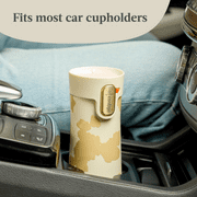 Contigo x Ally Love Autoseal West Loop Vacuum-Insulated Stainless Steel Travel Mug with Easy-Clean Lid, 16 oz, Oatmilk
