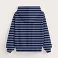thumbnail image 4 of Girls Pullover Hoodies with Front Pocket Long Sleeve Sweatshirts Size 3-14 Teens Trendy Stripe Printed Comfort Going Out Fall Winter Hooded Tops, 4 of 5