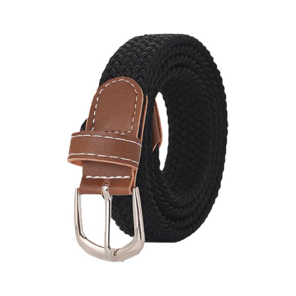 Braided Stretch Belt - 100*2.5cm, Sailcloth, Comfortable and Adjustable Design, Suitable for Men and Women