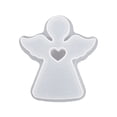 thumbnail image 1 of Molde de silicona con forma de casa de conejo de Pascua, forma de ángel, para resina, velas y yeso, manualidades, jabón flexible y reutilizable, molde de arcilla polimérica, decoración del hogar., 1 of 8