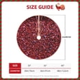 thumbnail image 2 of Sikiie Red Glitter Christmas Tree Skirt, Christmas Tree Decorations, Christmas Decor, Tree Mat Decoration(30-48IN)-36", 2 of 6