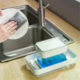 thumbnail image 1 of Soap Dispenser Abs Save Space Time Long Lasting Large Diameter Rustproof Kitchen Tools Kitchen Wash Pot Dish Brush White, 1 of 5