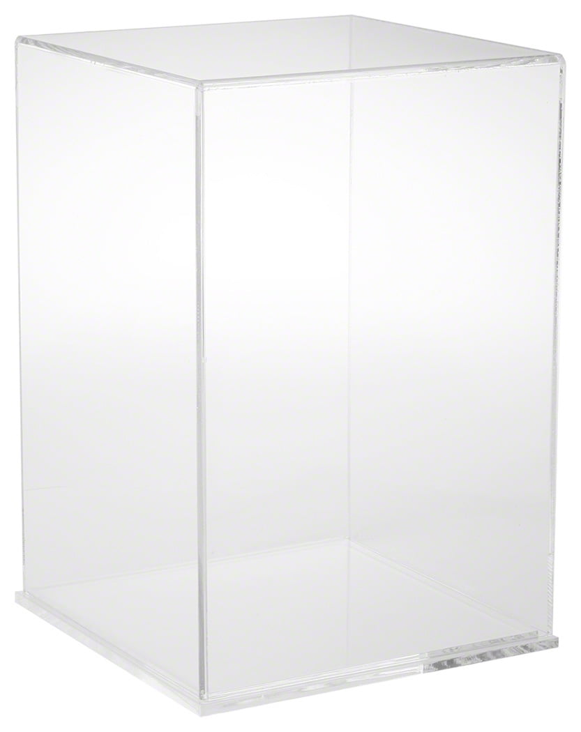 4 x 4 x 4 Plymor Clear Acrylic Display Case with No Base 