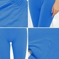thumbnail image 2 of Fanxing Compression Leggings for Women Breathable Butt Lifting Yoga Pants Fitness Seamless High Waisted Yoga Legging Gym Workout Tights Winter Blue,XL, 2 of 4