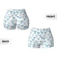 thumbnail image 3 of Sikiie Hand Drawn Turtle Print Workout Shorts Women Scrunch Butt Gym Shorts Seamless High Waist Tummy Control Yoga Biker Athletic Shorts, 3 of 5