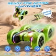 thumbnail image 4 of Auto acrobático RC Zalneo 4WD 360° con volteo, LED y batería USB-C, 4 of 8