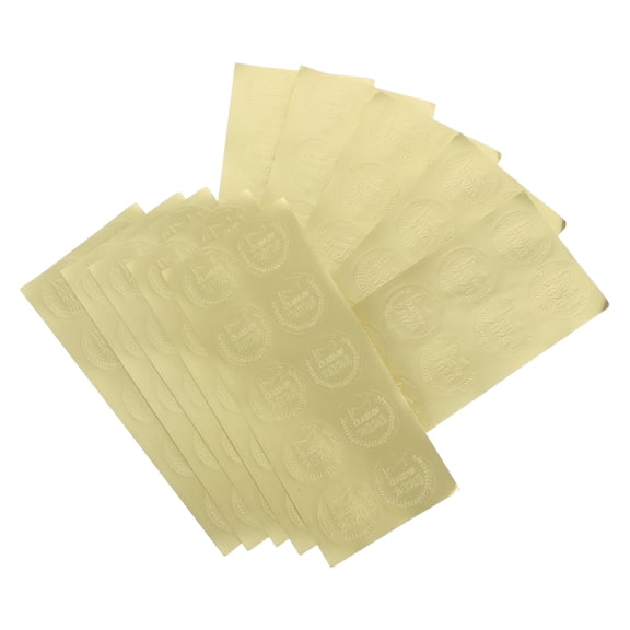 FENGGUIQU Class of 2026 Foil Embossed Graduation Stickers Round Roll 10 Sheets
