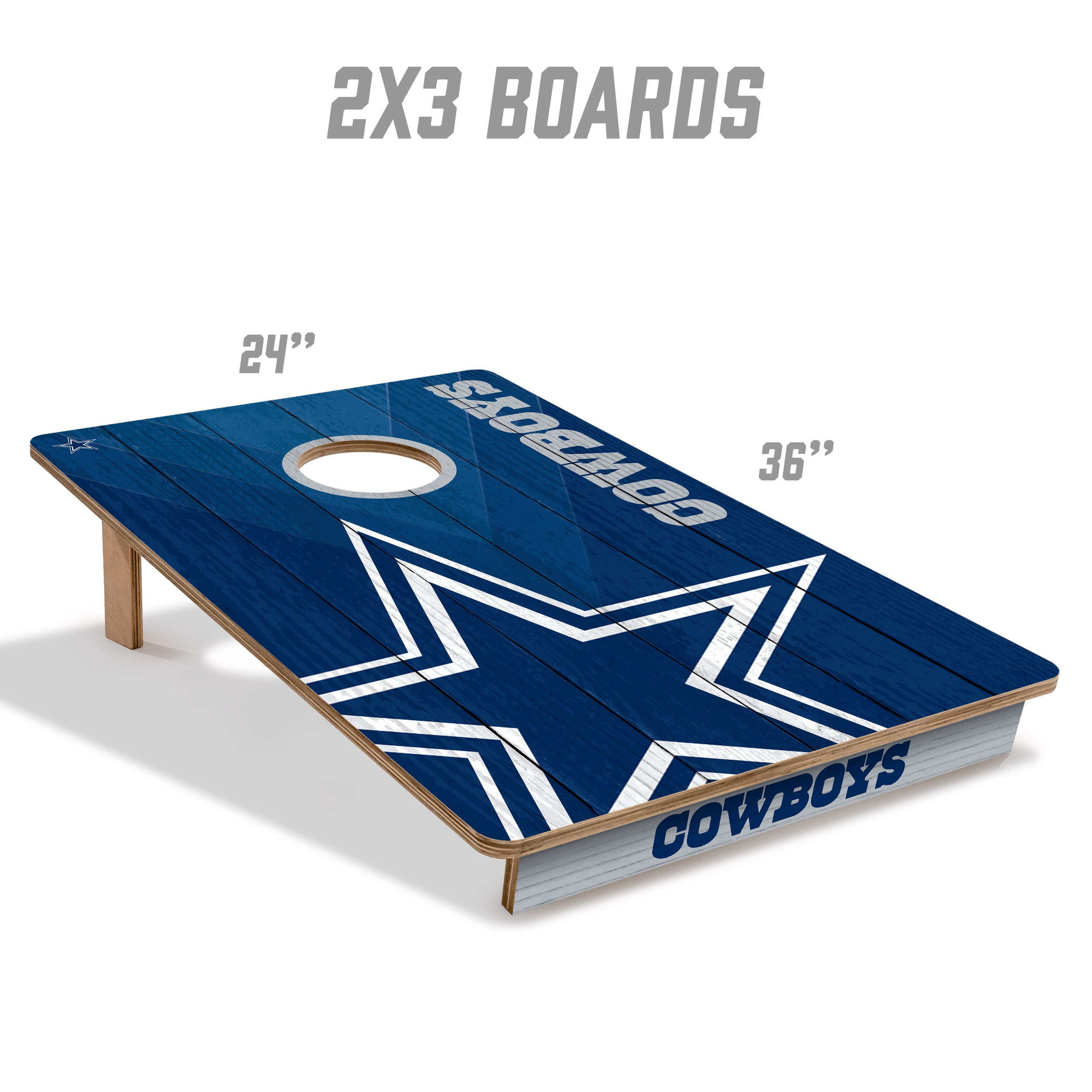 YouTheFan NFL Dallas Cowboys 2' x 3' Cornhole Game