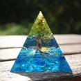 thumbnail image 2 of Kuymtek Adorno Curativo Energético Resina Piramidal Cristales, 2 of 9